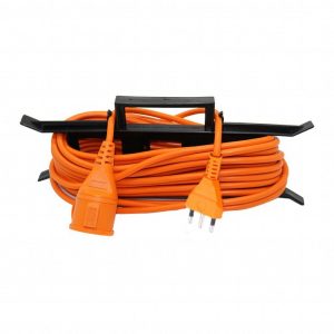 Prolunga 1 via 10/16a ​​preca italiana schuko con cavo vde h05vv f 3g1.5mm 30m con plug italiana 16a con telaio portacavi