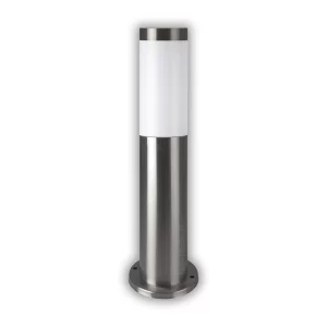 27 lampada da bollard 45 cm con corpo in acciaio inossidabile grigio IP44