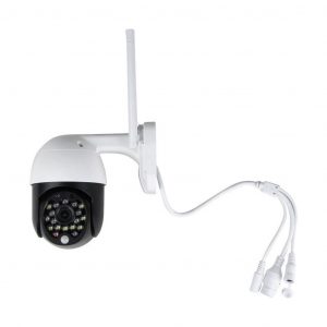 P09 18 Camera da esterno WiFi con 8 luci a LED 3MP IP65 Dome