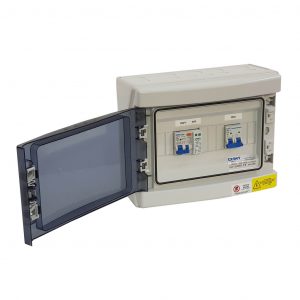 Quadro AC Monofase 5KW 25A 230V 12 Moduli Enter/ESCI + SPD + PG IP65