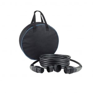 Cavo di Ricarica Trifase 32A 22.4KW Tipo 2/Tipo 2 CompatiBile Con Wallbox Stazioni di Ricarica, Incrusa Sacc Porta Cavo, Lunghezza 5m IP55