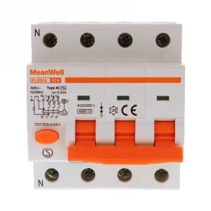 Magnetotermico Differenziale Meanwell Tipo Ac Curva C 3P+N 4M 6KA C32A 400V