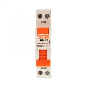 Magnetotermico Differenziale Meanwell Tipo a Curva C 1P+N 1M 6KA C6A AC 230V