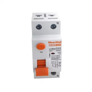 Differenziele Puro Meanwell Tipo A 1p+N 2M 10Ka 300Ma 100A AC 230V