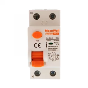 Differenziele Puro Meanwell Tipo Ac 1P+N 2M 6KA 30Ma 40A 230V