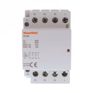 Contattoro Meanwell 4p 3M 1No+3NC 63A AC 400V IP20