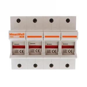 PortafusiBile Meanwell AC 4P 4M D14X51MM 63A AC 500V IP20 IEC60269