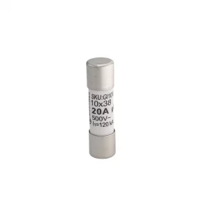 FUSIBILI AC Meanwell 500v D10x38mm 20A IP20 Certificati IEC60269 (10pz)