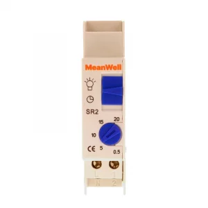Timer Temporore Meanwell 1M Regolazione 05min / 20min 16A AC 230V IP20 IEC60730