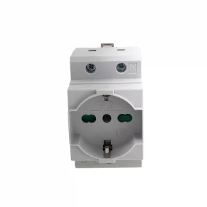 PRESA SCHUKO Meanwell P40 + Bipasso 2M 10/16A AC 250V IP20 Certificata IEC60884