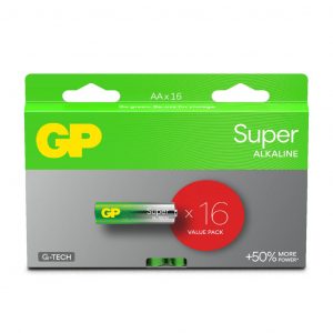 GP Super Alkaline AA 16-P Paper Paper Box
