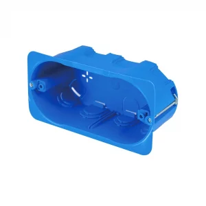 Scatola portafrutti Meanwell da Incasso 4 posti rettangolare per cartongisso con inserto metallico