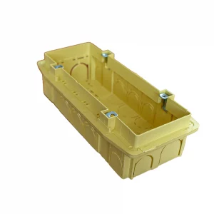 Scatola portafrutti Meanwell da Incasso 6 posti rettangolare con inserto metallico
