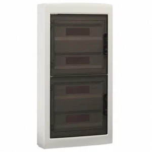 Centralino da Parete Meanwell 72 Moduli 400x840x140mm Bianco Ral 9016 IP40