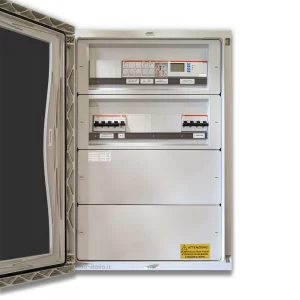 Quadro AC Trifase 30KW 50A 400V 2×24 Moduli DifferenZiale + SPI CEI 0-21 ABB / DEHN IP65
