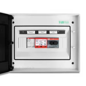 Quadro di Campo DC 1/1 MPPT 1000VDC 16A 8 Moduli SeZionatore + Portafusibili + SPD ABB / DEHN IP65