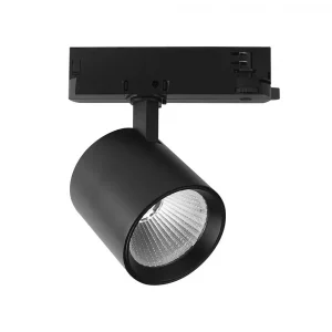 30W LED COB TRACKLIGHT WITH CREE CHIP CCT:3000K BLACK BODY 6YRS WARRANTY