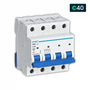 Interruttore Magnetotermico Chint Curva C 4P 4M 6kA 40A 400V