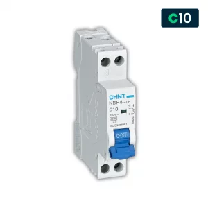 Interruttore Magnetotermico Chint Curva C 1P+N 1M 6kA 10A 230V