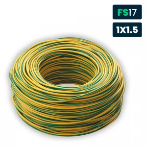 Cavo Unipolare FS17 450/750V 1,50mm² Giallo/Verde