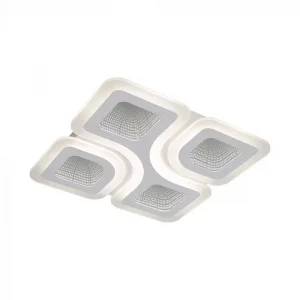 70W LED DECORATIVE CEILING LAMP CCT 3IN1 DIMMABLE IR REMOTE CONTROL WHITE