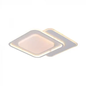 60W LED DECORATIVE CEILING LAMP CCT 3IN1 DIMMABLE IR REMOTE CONTROL WHITE