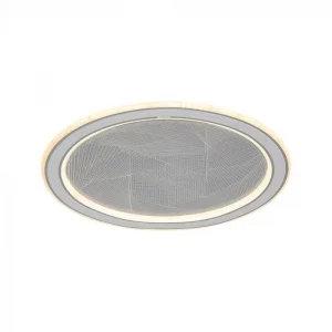 50W LED DECORATIVE CEILING LAMP CCT 3IN1 DIMMABLE IR REMOTE CONTROL GREY