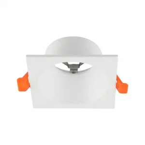 GU10 Fitting Aluminum Deep Anti Glare Square White