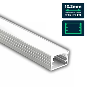 LED Strip Mounting Kit With Diffuser Surface 2000*15*10mm