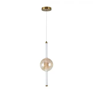 8W LED Decorative Hanging Light D150-H510 Gold+Amber+White 3000K