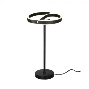 25W LED DECORATIVE TABLE LIGHT 4000K MATT BLACK