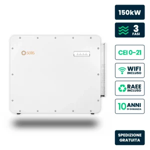 Inverter Fotovoltaico di Stringa Trifase Solis 150kW 7 MPPT CEI 0-21 IP66