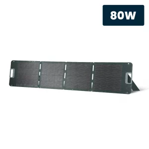 Pannello Solare Fotovoltaico 80W Pieghevole per Power Station 1670x356x25mm IP67