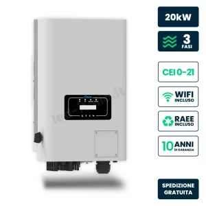 Inverter di Stringa Trifase 18kW 2 MPPT CEI 0-21 IP65