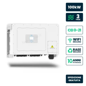 Inverter Fotovoltaico di Stringa Trifase Deye 100kW 6 MPPT CEI 0-21 IP65