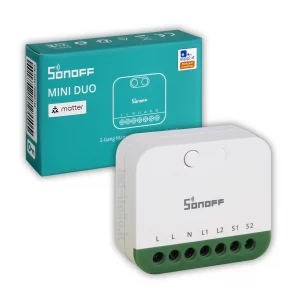 Sonoff Interruttore Smart Mini Duo 2 Canali WiFi Matter