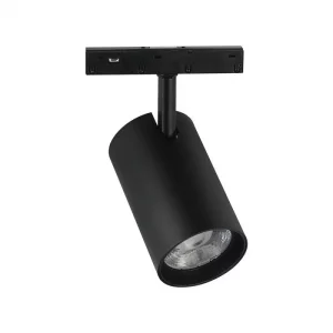 20W 48V MAGNETIC TRACK LIGHT ALUMINUM 3000K BLACK BODY