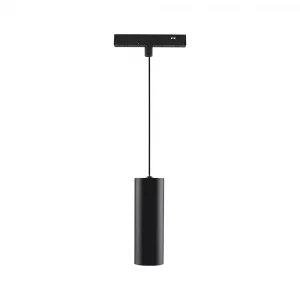6W 48V MAGNETIC PENDANT LIGHT ALUMINUM 6400K BLACK BODY