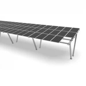 Struttura Carport Fotovoltaico Modulare a Doppia Colonna