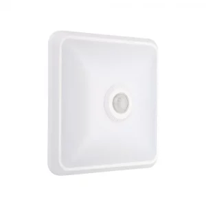 12W LED PIR LIGHT SENSOR LAMP WITH CREE CHIP CCT: 3IN1 SQ WHITE BODY