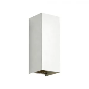 12W LED WALL LIGHT (71*71*171) 2700K+4000K WHITE BODY IP65