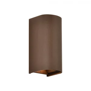 12W LED WALL LIGHT (71*96*171) 2700K+4000K CORTEN BODY IP65