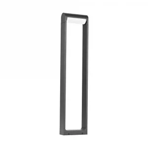 12W LED BOLLARD LIGHT WITH CREE CHIP 3000K BLACK BODY IP65