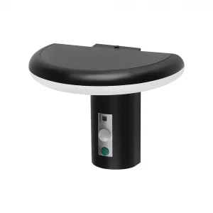 2W LED SOLAR GARDEN LIGHT WITH SENSOR 3000K IP65 BLACK BODY