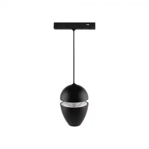 9W 48V MAGNETIC PENDANT LIGHT ALUMINUM 3000K BLACK BODY