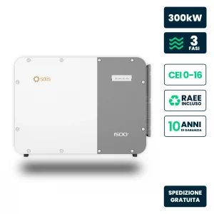 Inverter Fotovoltaico di Stringa Trifase 300 kW 6 MPPT CEI 0-16 IP66