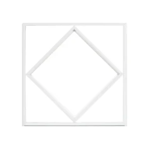 64W LED DIAMOND-IN-SQUARE PANEL LIFUD DRIVER+QC 595x595MM FLICKER FREE 6500K