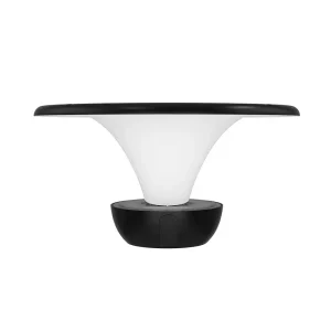 20W LED GARDEN LIGHT-LOTUS WITH LifePO4 BATTERY 6000mAh CCT:3IN1 BLACK+WHITE BODY