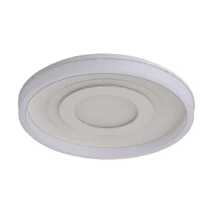 2X40W LED DECORATIVE CEILING LAMP RF REMOTE CONTROL 3IN1 DIMMABLE WHITE